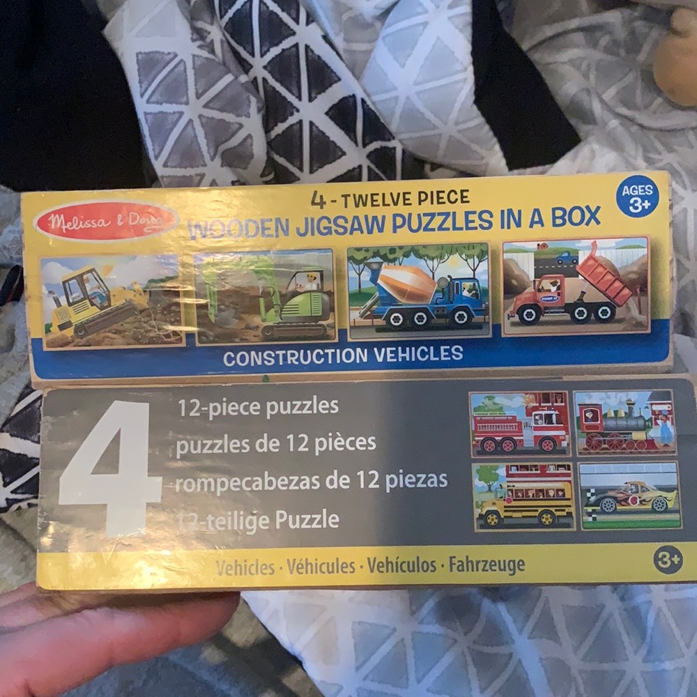 Kids wooden puzzles